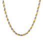 Bulk PVD Gold & Silver Two-Tone Twisted Wire Link Chain