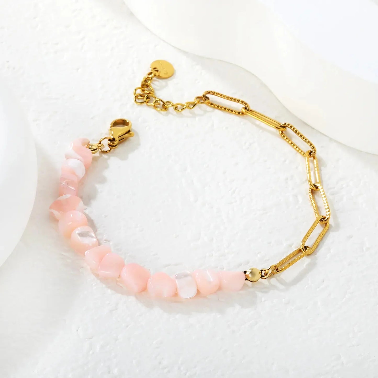 304L Stainless Steel Spliced Stone Bracelet Manufacturer Supply