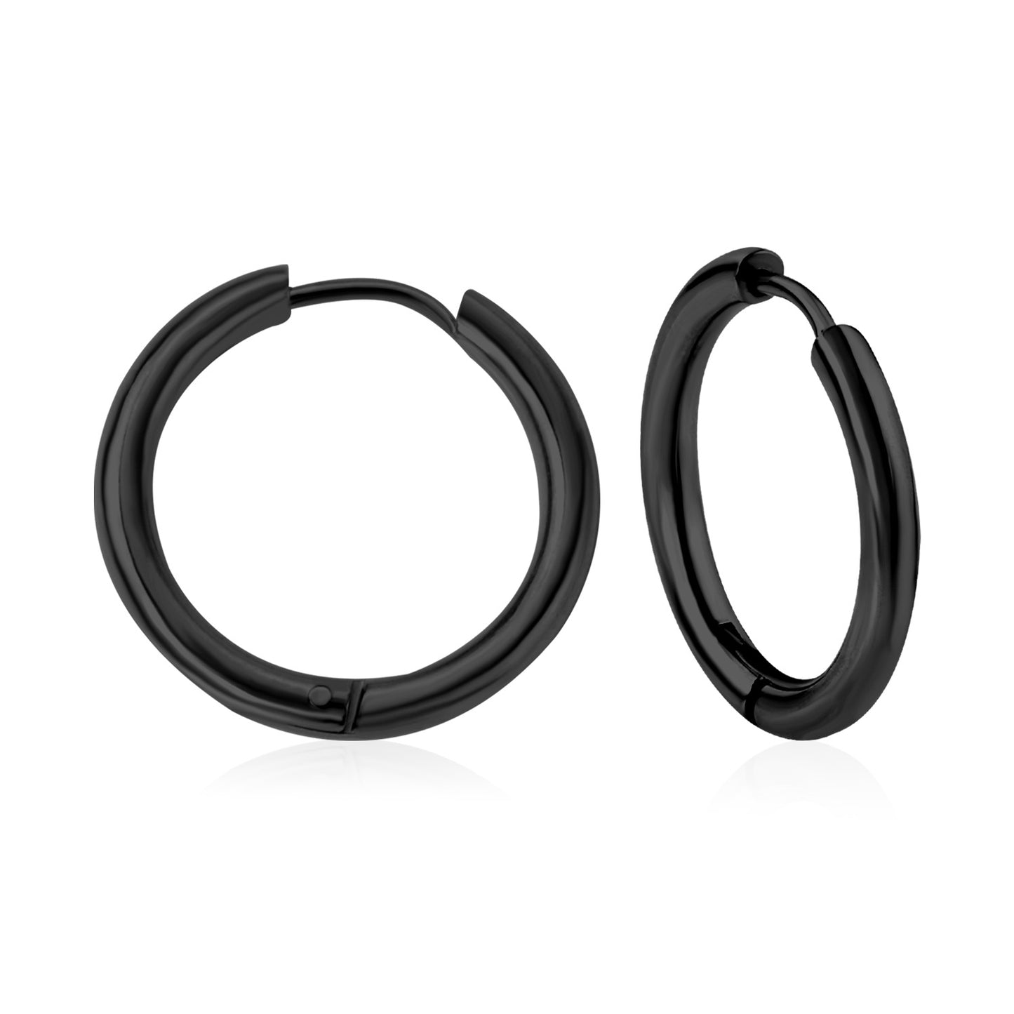 Wholesale Stainless Steel Hoop Earrings Multiple Colors Hypoallergenic