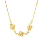 Bulk PVD Gold 12x20mm S-Shape Snake Pendant Necklace Supplier