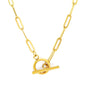Bulk PVD Gold Stainless Steel 44cm OT Toggle Necklace Factory