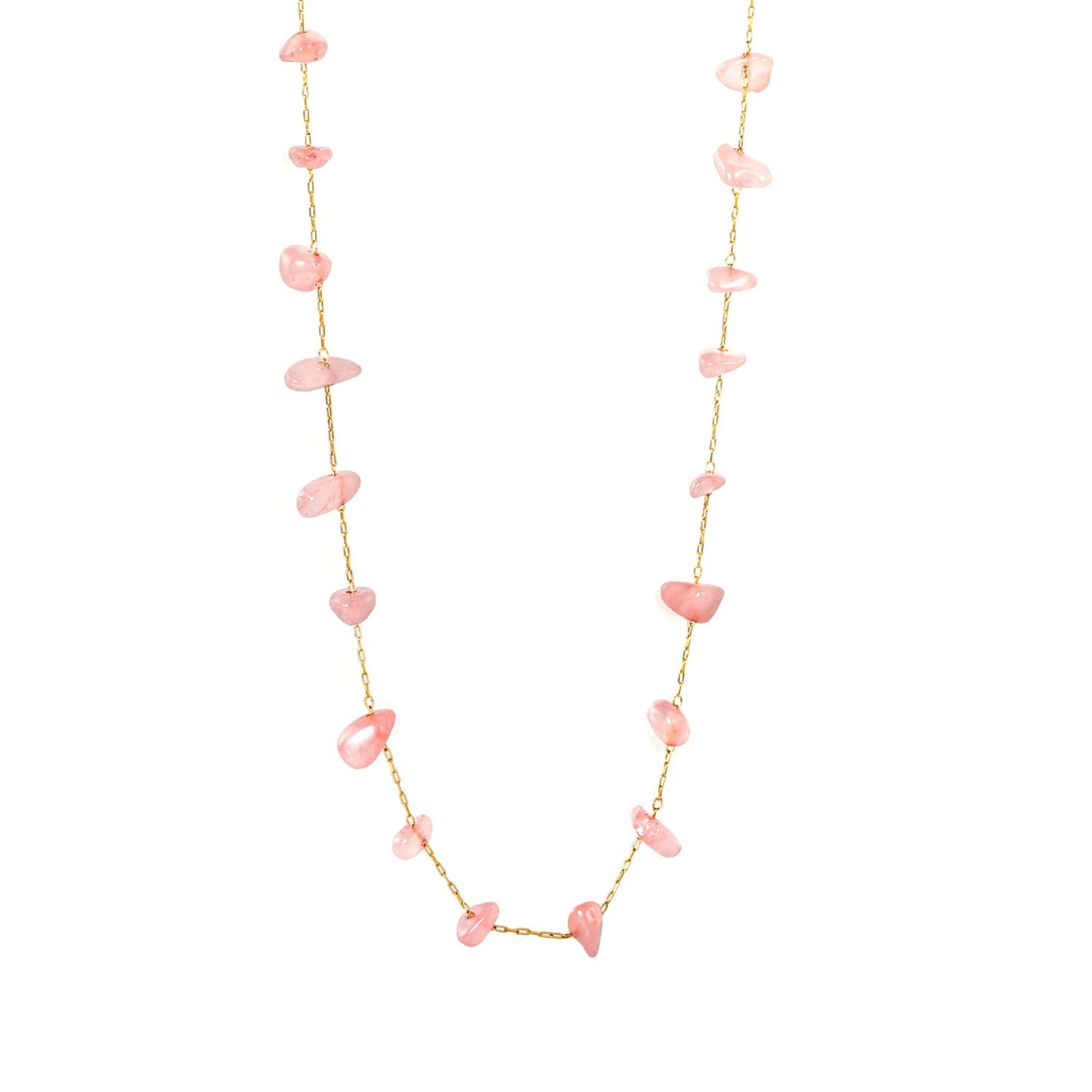 Bulk PVD Gold Stainless Steel Pink Crystal Stone Jewelry