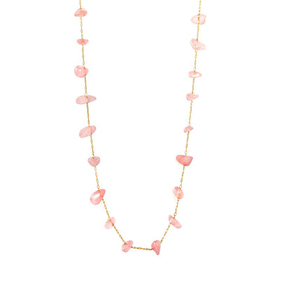 Bulk PVD Gold Stainless Steel Pink Crystal Stone Jewelry