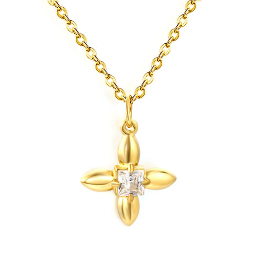 Dainty Four Leaf Clover Necklace | Tarnish-Free Everyday Wear