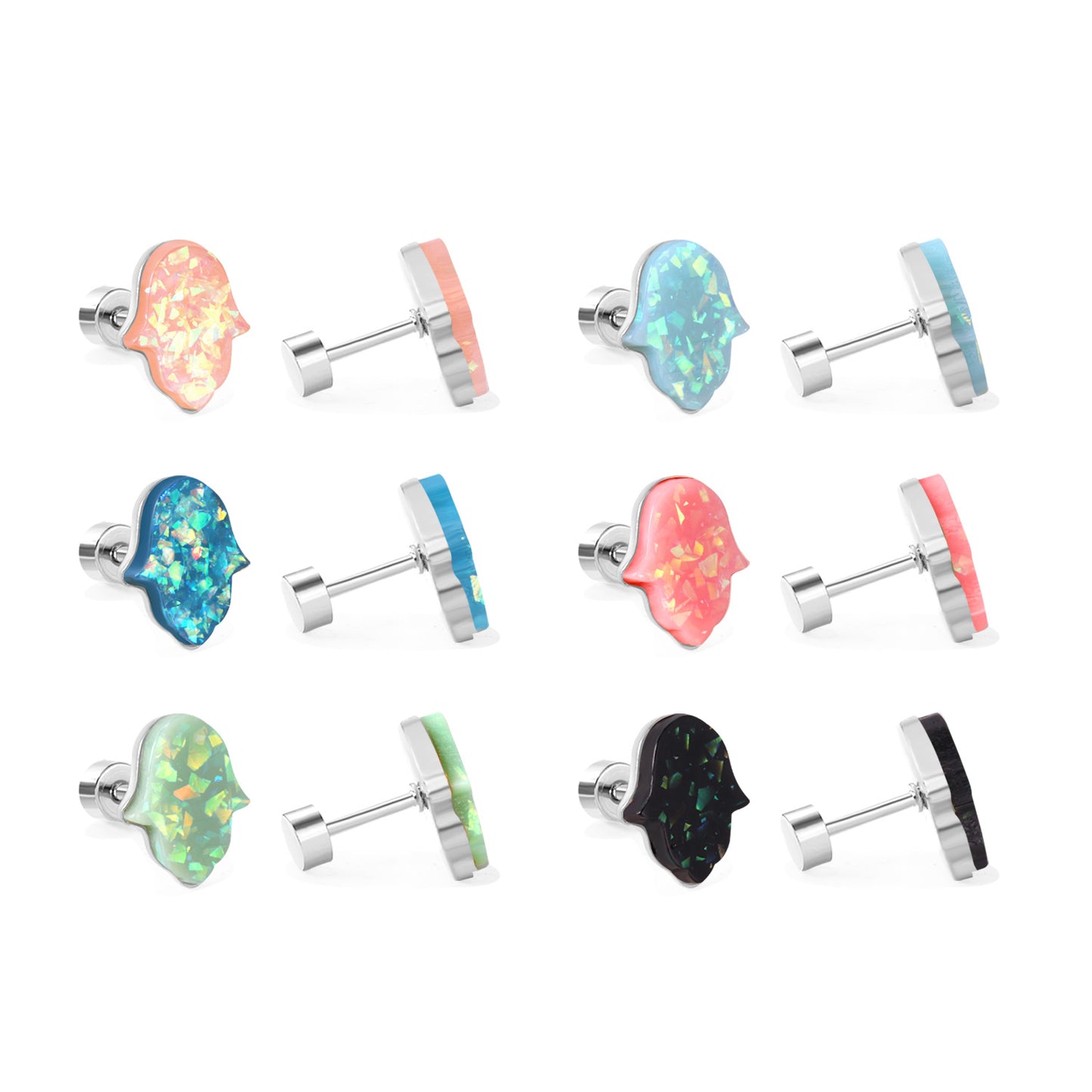 Bulk Vibrant Star Earrings Youthful Energy