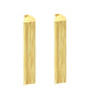 Elegant Long Tassel Drop Stud Earrings | Tarnish-Free Face-Framing Jewelry