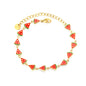 Factory 304L Steel Cute Watermelon Bracelet Adjustable 15+5cm Lobster Clasp