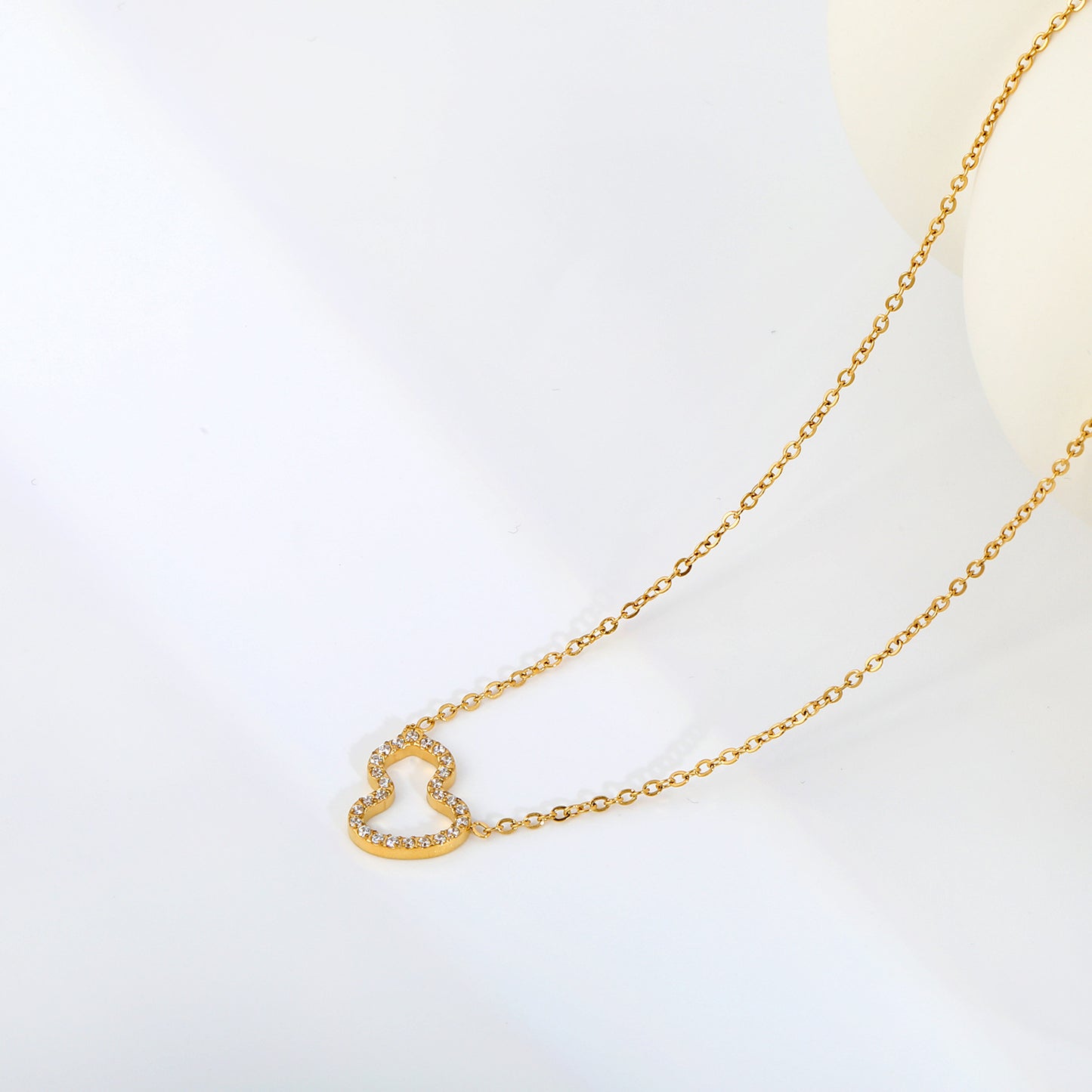 Bulk Buy 304L Steel Sparkling Hollow Heart Chokers Necklaces Supplier