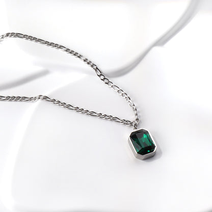 Wholesale 18K Gold Gemstone Pendant Necklace Glamorous Style