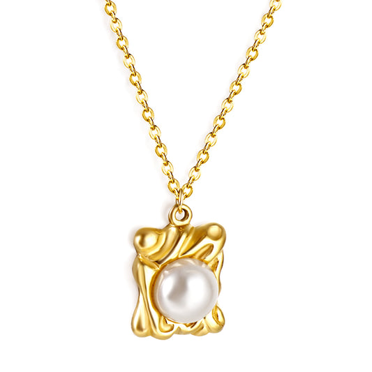Wholesale Pearl adorned Necklace Noble elegant Style