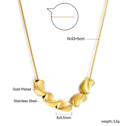 Bulk Heart shaped Chain Necklace Simple stylish Style
