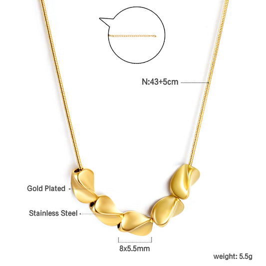Bulk Heart shaped Chain Necklace Simple stylish Style