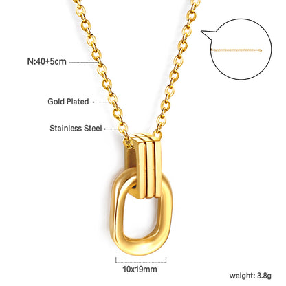Wholesale Metal clasp Necklace Personalized trendy Style