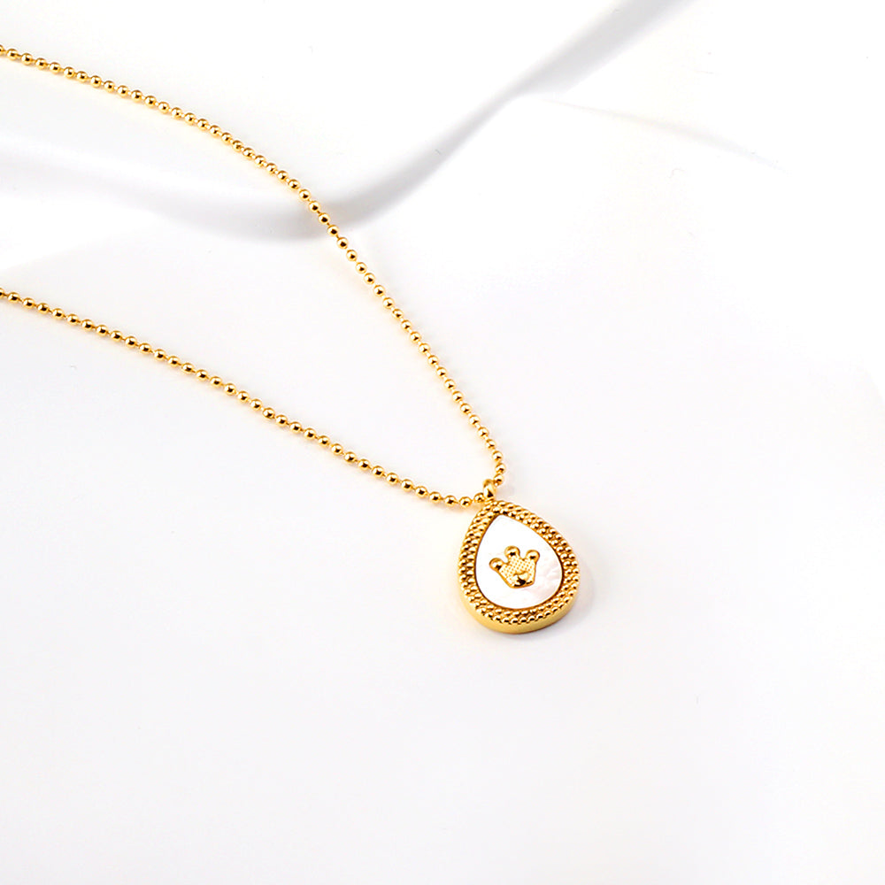 Bulk Crown teardrop Necklace Gorgeous noble Style