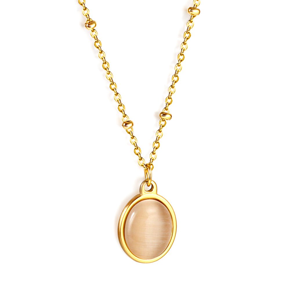 Wholesale gemstone Pendant Necklace Elegant Noble Style