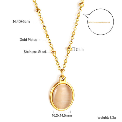 Wholesale gemstone Pendant Necklace Elegant Noble Style