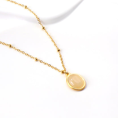 Wholesale gemstone Pendant Necklace Elegant Noble Style