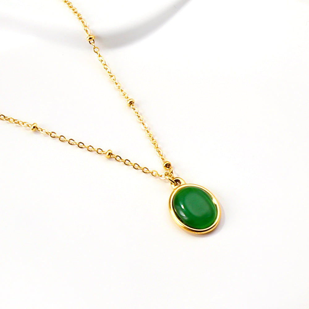 Wholesale gemstone Pendant Necklace Elegant Noble Style