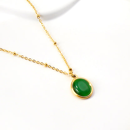 Wholesale gemstone Pendant Necklace Elegant Noble Style