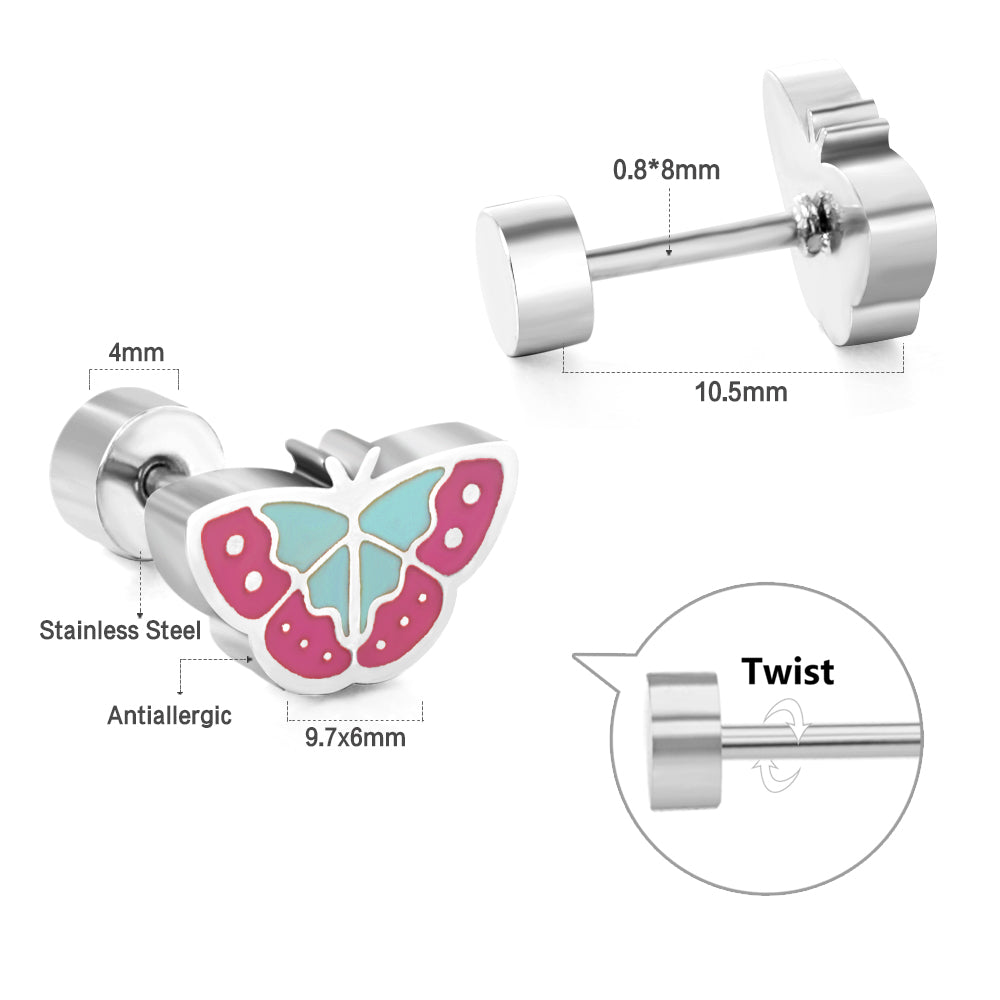 Wholesale Mini Butterfly Studs Delicate Whimsy