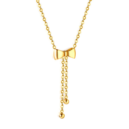 Bulk Gold Tone Colorful Square Decor Necklace Vivid Style