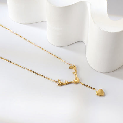 Bulk Heart chain Drop Necklace Exquisite charming Style