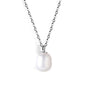 Wholesale Stainless Steel Chain with Pearl Pendant Elegant Style