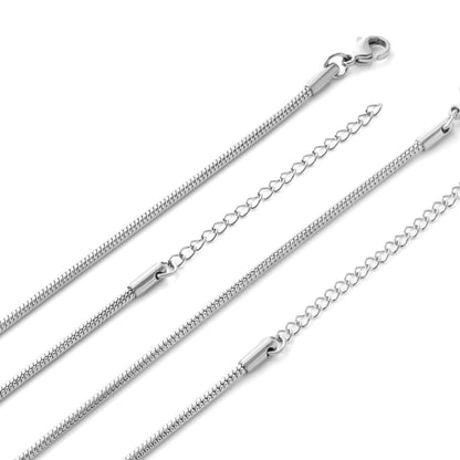 10pcs Wholesale Stainless Steel Chain Classic