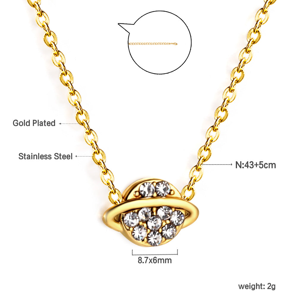 Wholesale Gold Tone Mermaid Tail Zircon Necklace Mythical Allure