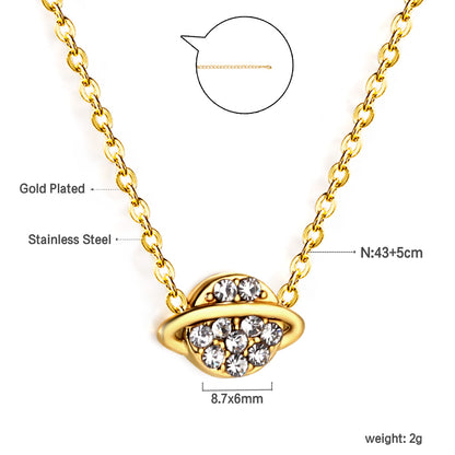 Wholesale Gold Tone Mermaid Tail Zircon Necklace Mythical Allure