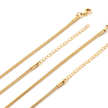 10pcs Wholesale Stainless Steel Chain Classic