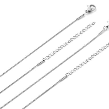 10pcs Wholesale Stainless Steel Chain Classic