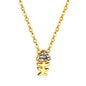 Wholesale Gold Tone Heart Zircon Necklace Romantic Glow