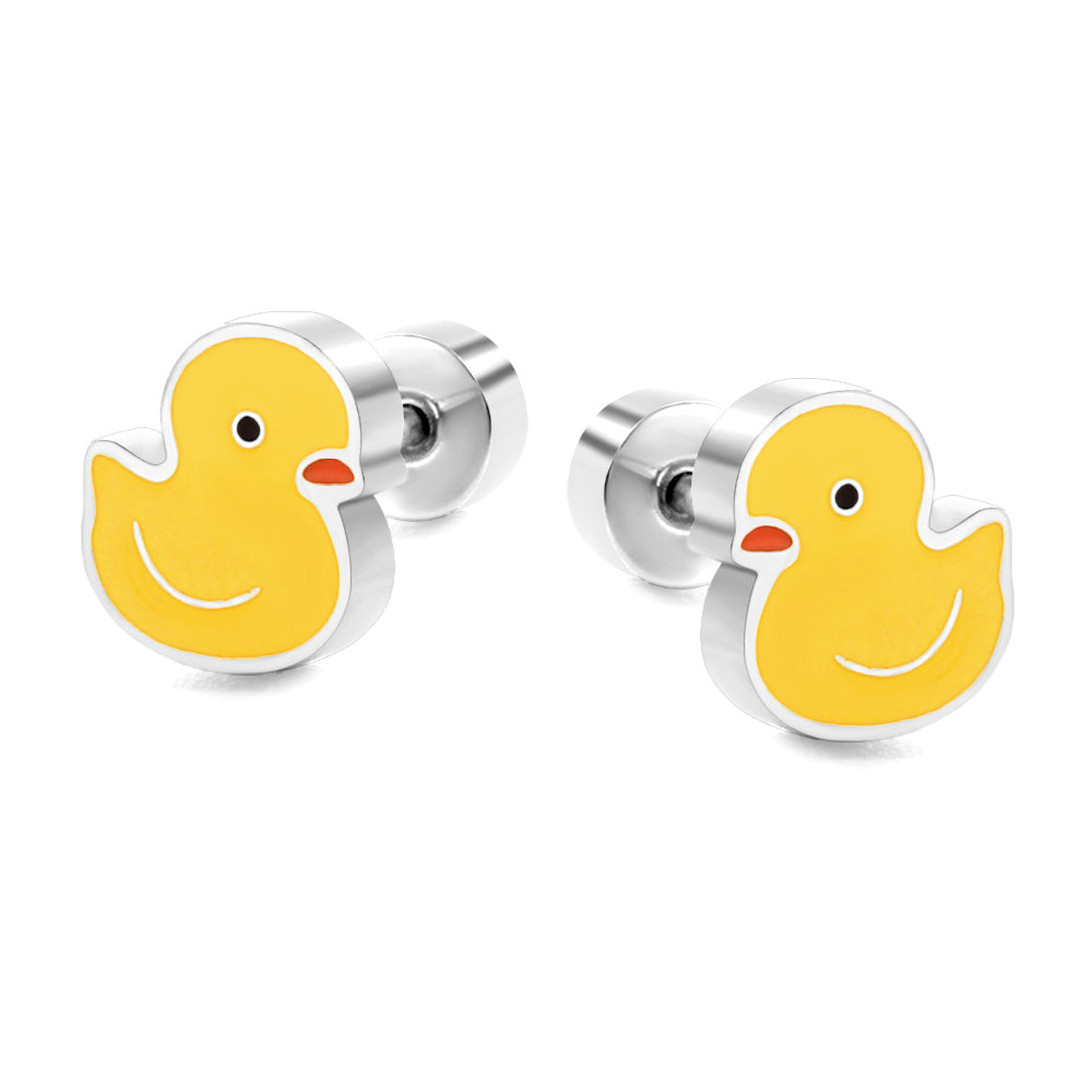 Wholesale Duckling Stud Earrings Sunny Retro