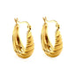 Wholesale Textured Hoop Earrings for Jewelry Vendors Eye Catching