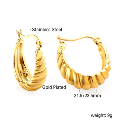 Wholesale Textured Hoop Earrings for Jewelry Vendors Eye Catching