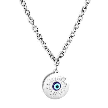 Wholesale Gold Tone Circular Pendant Necklace Classic Design