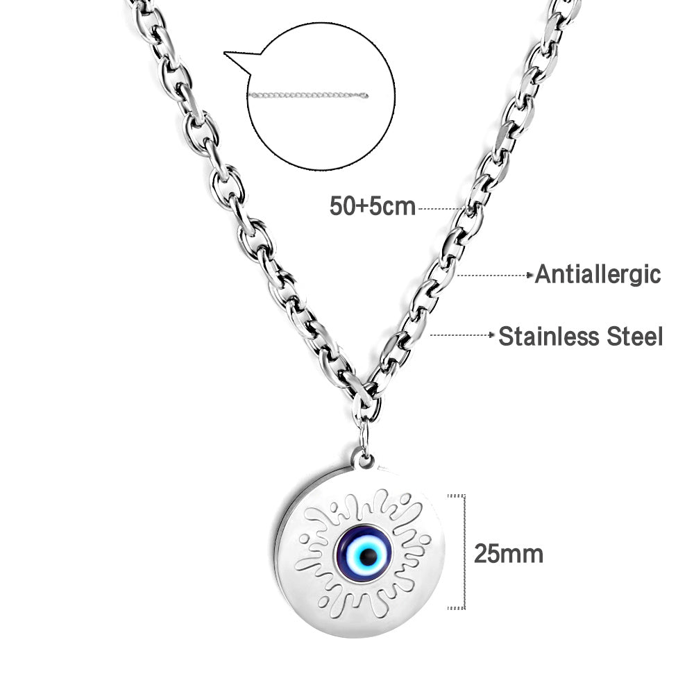 Wholesale Gold Tone Circular Pendant Necklace Classic Design