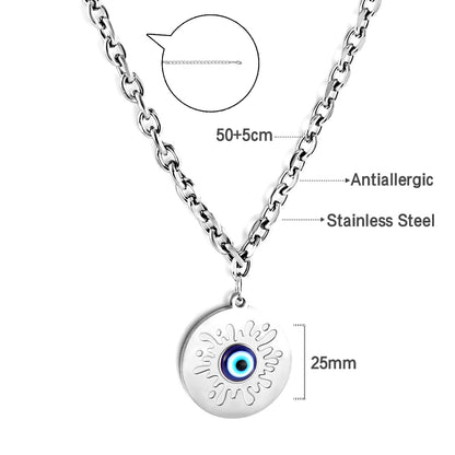 Wholesale Gold Tone Circular Pendant Necklace Classic Design