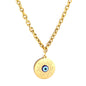 Wholesale Gold Tone Circular Pendant Necklace Classic Design