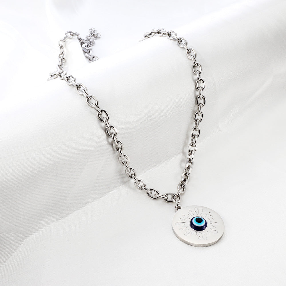 Wholesale Gold Tone Circular Pendant Necklace Classic Design