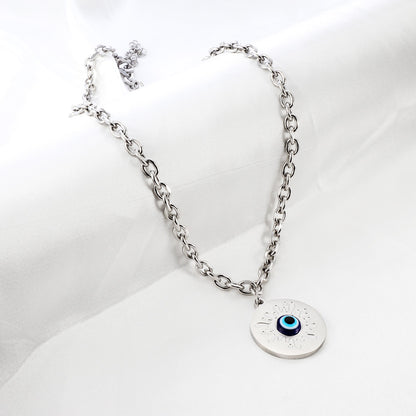 Wholesale Gold Tone Circular Pendant Necklace Classic Design