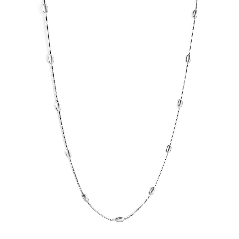 Wholesale Gold Tone Simple Chain with Small Dots Necklace Elegant Simplicity