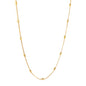 Wholesale Gold Tone Simple Chain with Small Dots Necklace Elegant Simplicity