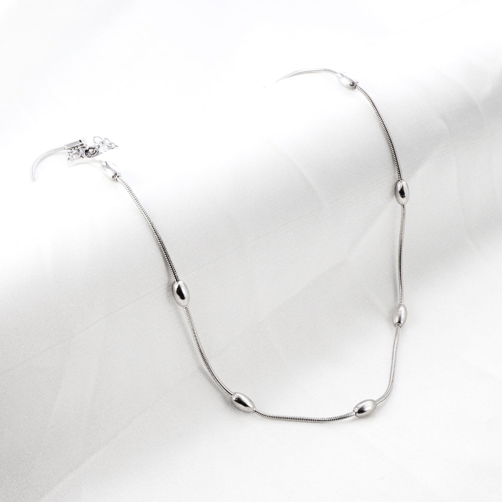 Wholesale Gold Tone Simple Chain with Small Dots Necklace Elegant Simplicity