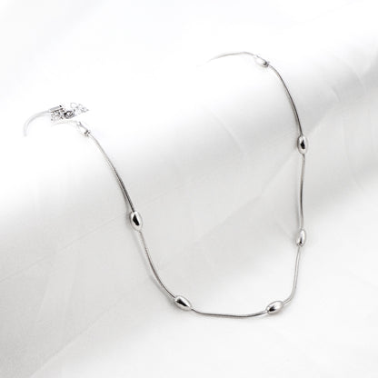 Wholesale Gold Tone Simple Chain with Small Dots Necklace Elegant Simplicity