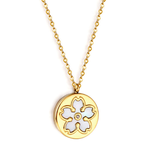 Wholesale 18K Gold Clover Design Necklace Delicate Style
