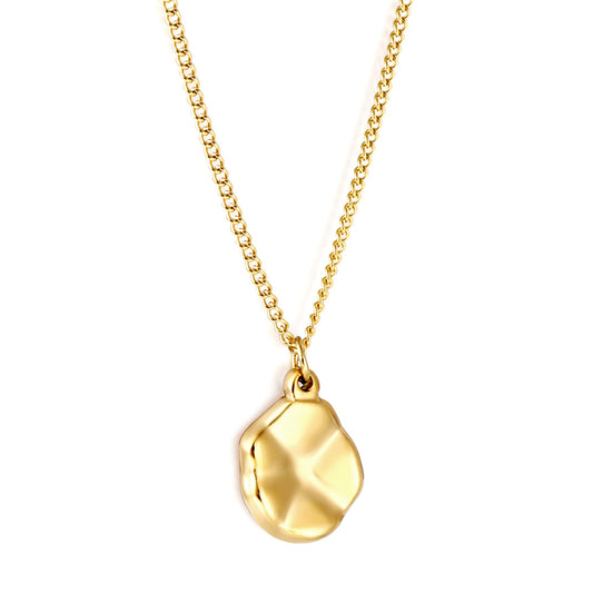Wholesale Gold Tone Flower Pendant Necklace Elegant Bloom