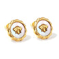 Bulk 18K Gold Bee - shell Ring Elegant Craftsmanship