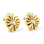 Wholesale 18K Gold Flower - pearl Stud Earrings Charming Look